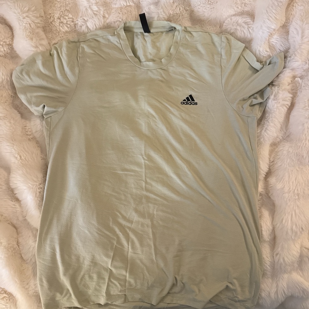 Adidas Men's Mint Green Short Sleeve Tee